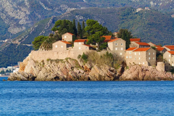 Sveti Stefan. Saint Stephen island, Montenegro. — Stockfoto