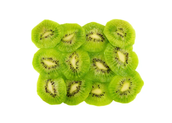 Cut kiwi fruit isolated — Stock Photo, Image