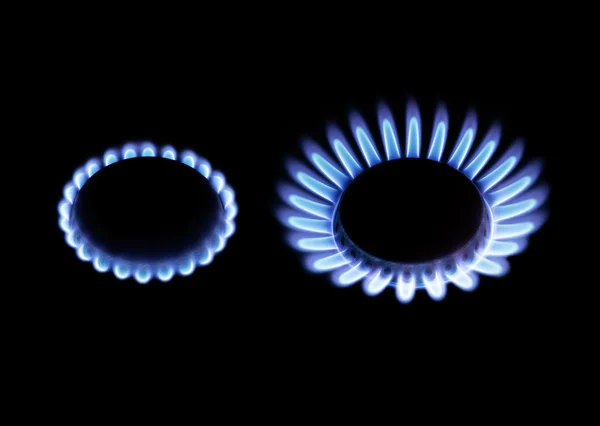 Image of a burning natural gas