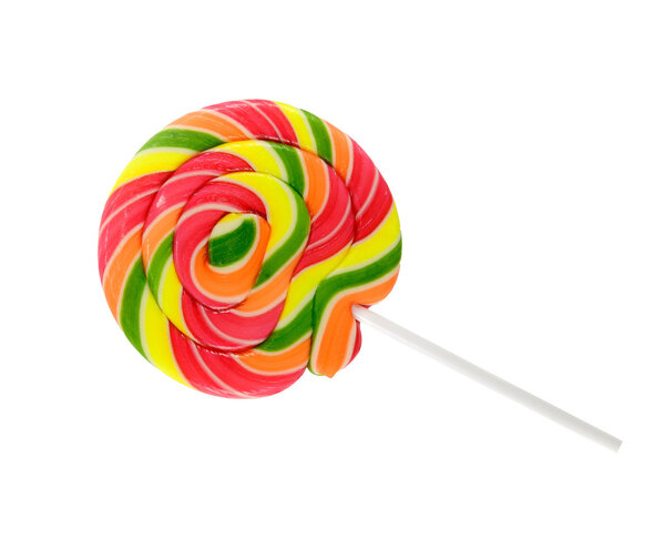 Яркий круглый леденец
