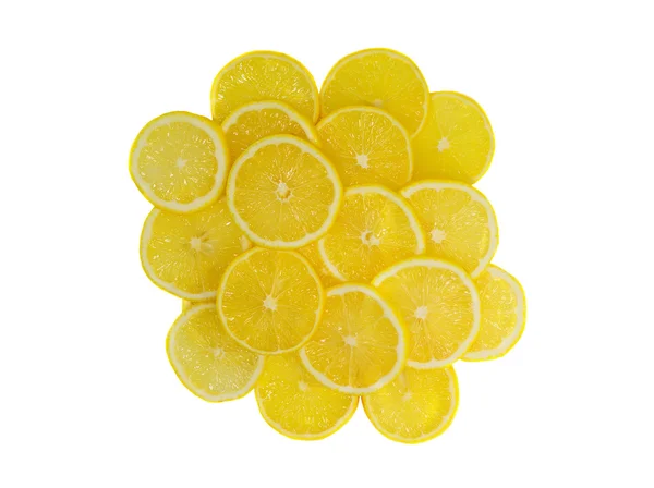 Skär citron frukt — Stockfoto