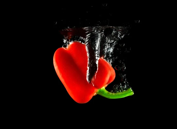 Vegetabiliska röd paprika — Stockfoto