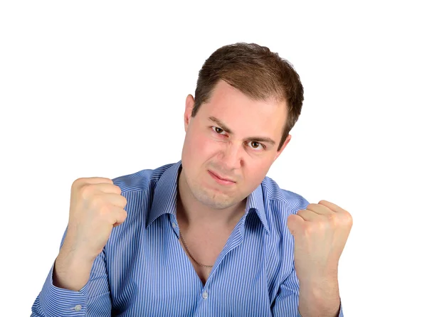 Annoyed and angry business man — Stock Photo, Image