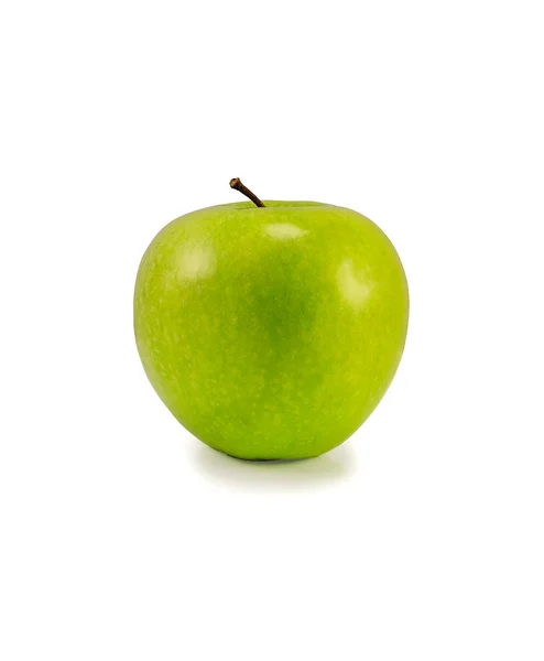 Grönt mogna äpple — Stockfoto