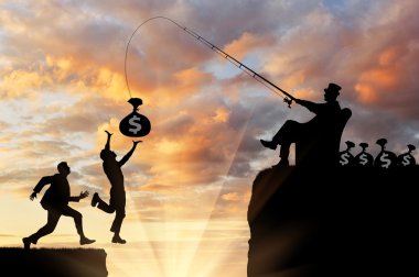 Kişi uçuruma moneyfalling sonra çalışmıyor