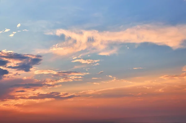 Tramonto serale luminoso — Foto Stock