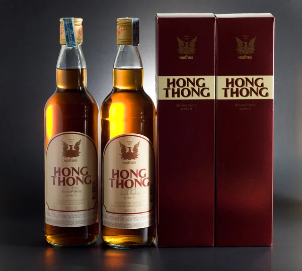 Pattaya, Thailand - February 19, 2016: Whiskey Hong Thong. Made in