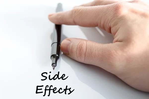 Side effects text concept — Stock Photo, Image