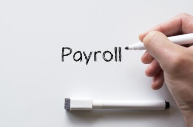 Beyaz tahta üzerinde yazılı bordro