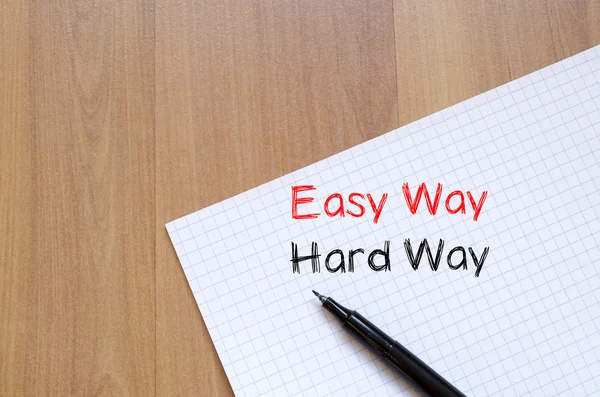 Kolay yolu zor yoldan yazma dizüstü