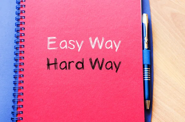 Kolay yolu zor yoldan yazma dizüstü