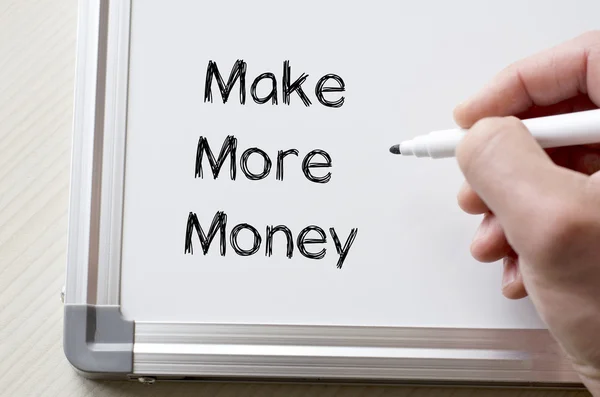 Make more money written on whiteboard — Stock Photo, Image