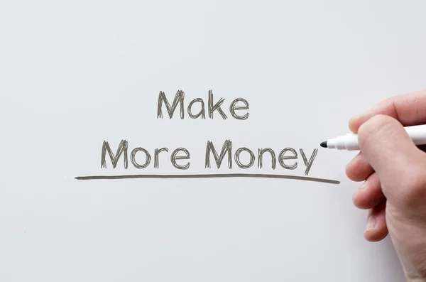 Make more money written on whiteboard — Stock Photo, Image