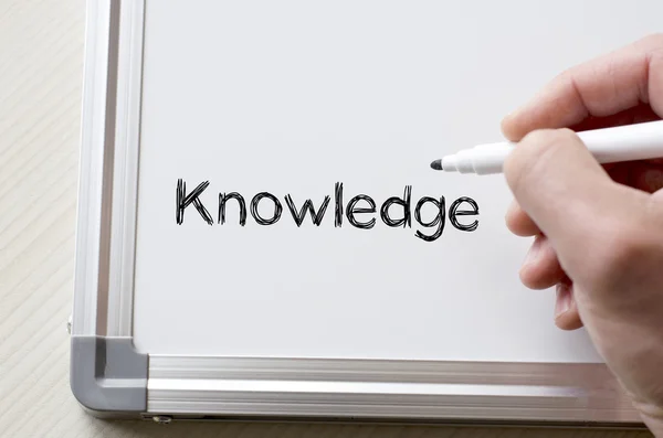 Knowledge written on whiteboard — Stock Photo, Image