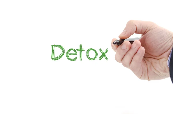 Conceito de texto Detox — Fotografia de Stock