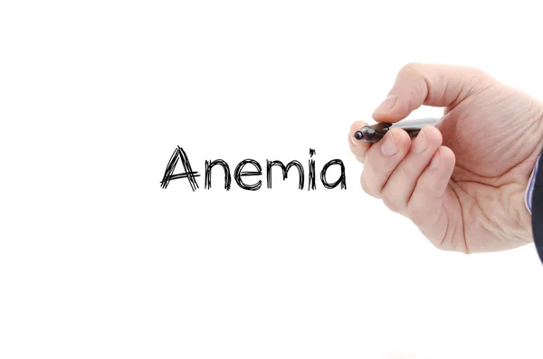 Conceito de texto de anemia — Fotografia de Stock