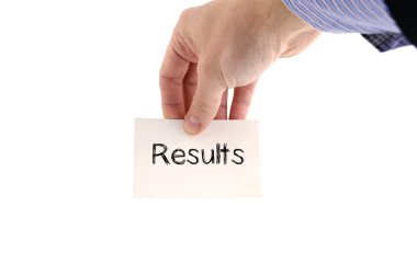 Results text concept clipart