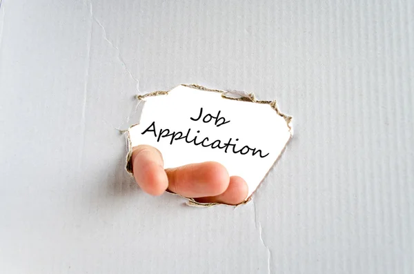 Job application text concept — Stock Photo, Image