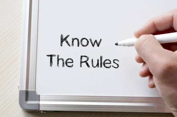 Γνωρίζουν οι κανόνες που γράφτηκαν για whiteboard — Φωτογραφία Αρχείου