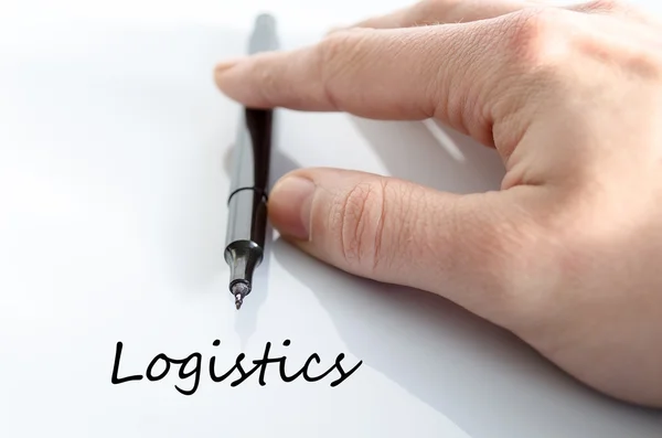 Textu koncepce logistiky — Stock fotografie