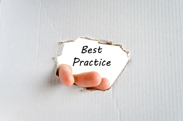 Best practice text concept — Stock Photo, Image