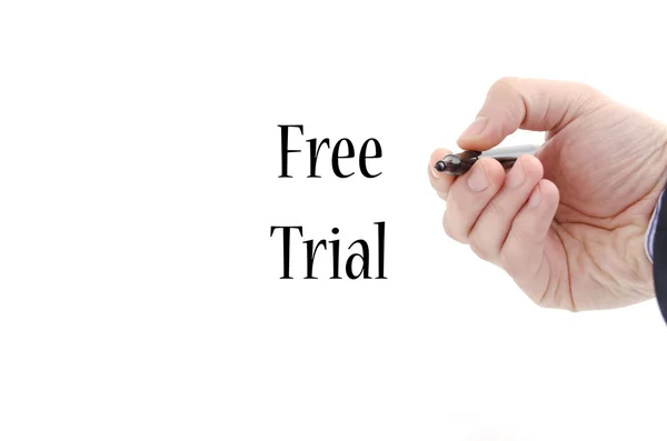 Free trial text concept — Stock Photo, Image