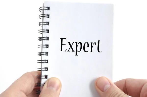 Expert text koncept — Stockfoto