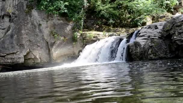 Temporada de verano de agua salvaje — Vídeo de stock