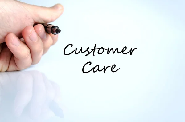 Customer care text concept — Stock Photo, Image