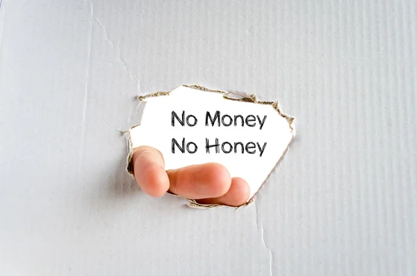 Нет денег нет понятия "мед" — стоковое фото