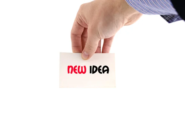 New idea text concept — Stock Photo, Image