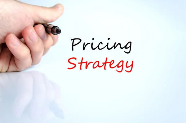 Pricing strategy text concept — Stock Photo, Image