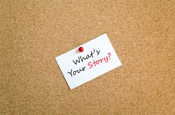 What's your story text concept — Stock Photo, Image