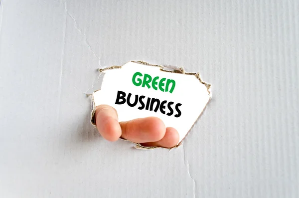 テキストの概念はグリーン ビジネス — ストック写真