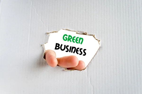 Concepto de texto empresarial verde — Foto de Stock