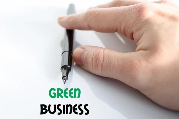 Concepto de texto empresarial verde —  Fotos de Stock