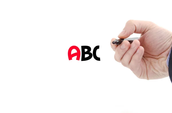 Abc text concept — Stock Photo, Image