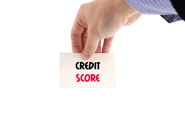 Credit score tekst concept — Stockfoto