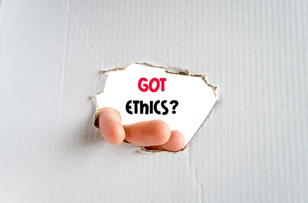 Got ethics text concept — Stock Photo, Image