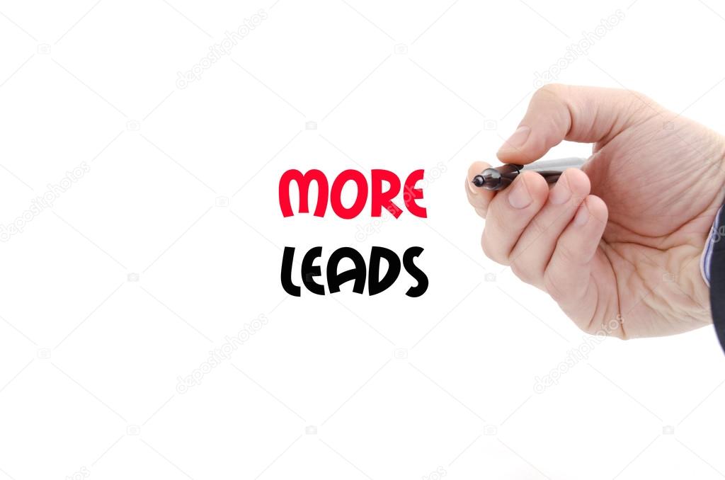 More leads text concept