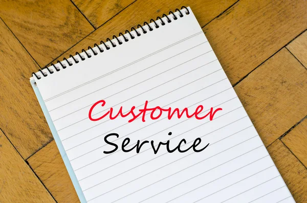 Customer service text concept — Stock Photo, Image