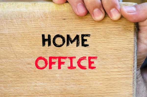 Home office text concept — Stock Photo, Image