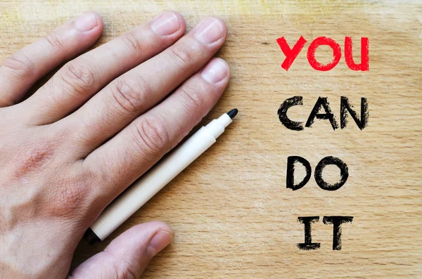 You can do it text concept — Stock Photo, Image