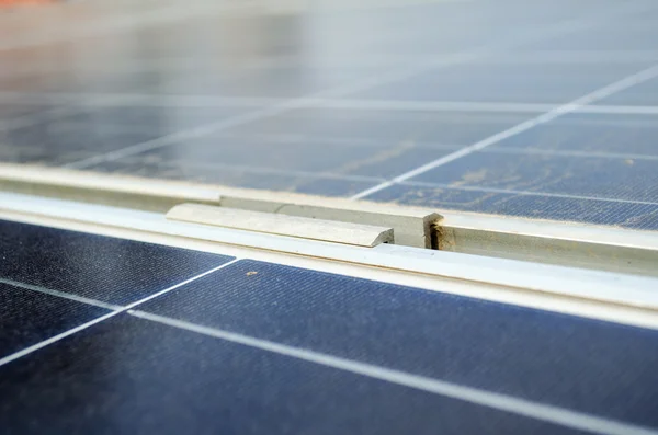 Braçadeira de painel solar — Fotografia de Stock