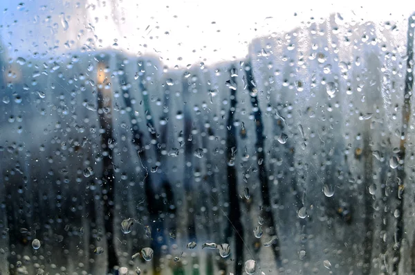 Gotas de água naturais — Fotografia de Stock