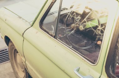 Retro araba parçası