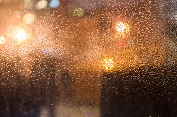 Gotas de água na janela — Fotografia de Stock