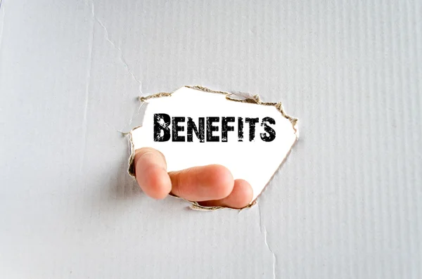 Benefits — Stock Photo, Image