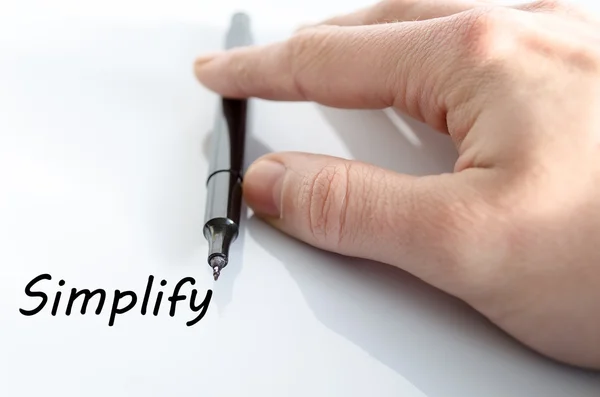 Simplify — Stock Photo, Image