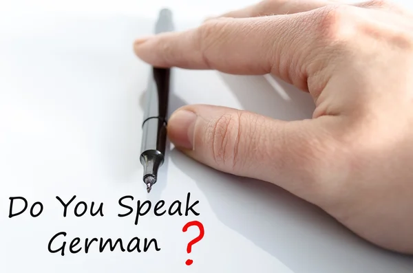 Do You Speak German Concept — Stock Photo, Image